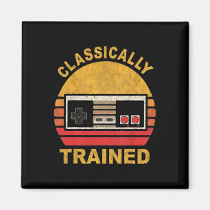 Aimant Jeu Vidéo Rétro Vintage en détresse 2 