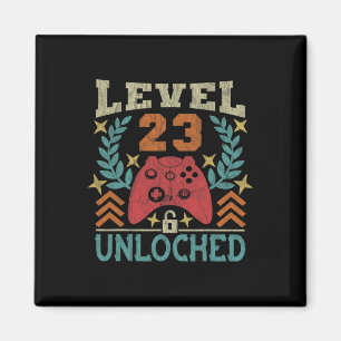 Aimant Jeu Vintage 23e anniversaire Cadeau 23 ans Garçon