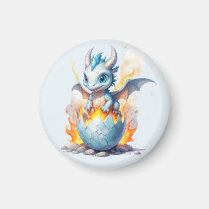 Aimant Jeune dragon fantaisie Iceborn