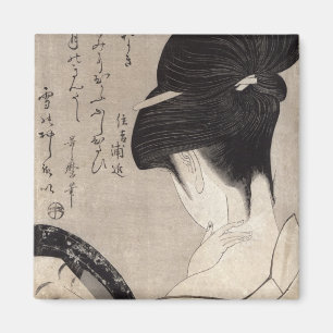 Aimant Jeune femme appliquant le maquillage, c.1795-96