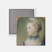 Aimant Jeune fille avec un chat (Recto/Verso)