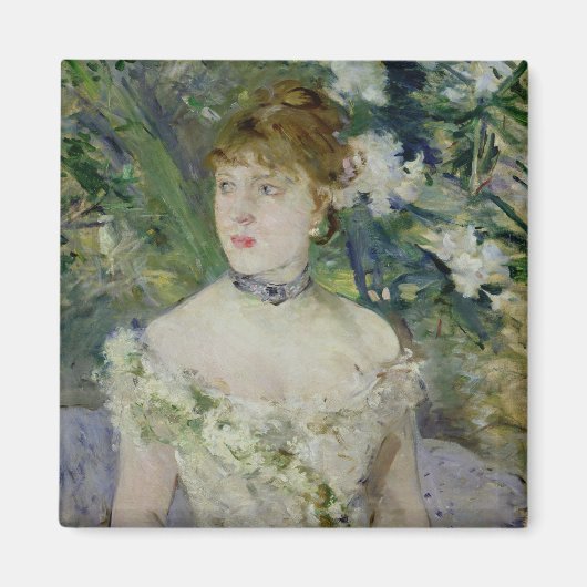 Aimant Jeune fille dans une robe de bal, 1879 (Devant)