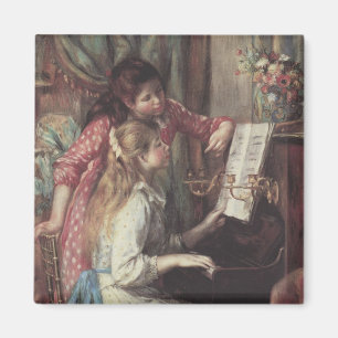 Aimant Jeunes filles au piano de Pierre Renoir