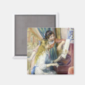 Aimant Jeunes filles au piano par Pierre Renoir (Recto/Verso)