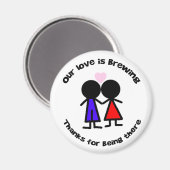 Aimant Jeunes mariés (Recto/Verso)