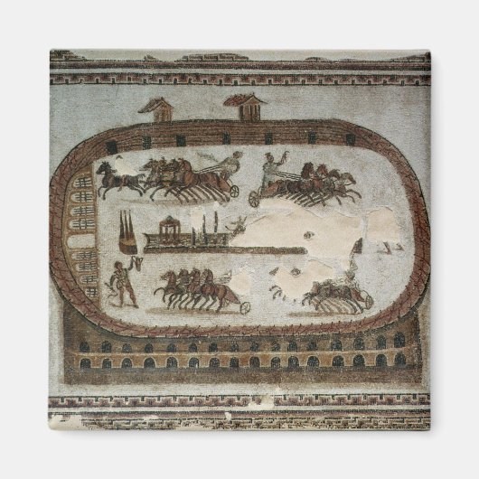 Aimant Jeux de cirque, de Carthage, romain (Devant)