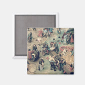 Aimant Jeux pour enfants : détail du bas à droite (Recto/Verso)