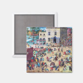Aimant Jeux pour enfants, Pieter Bruegel (Recto/Verso)
