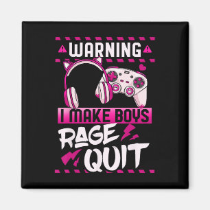 Aimant Jeux Vidéo de Jeux de Jeux de filles de gamer Stre