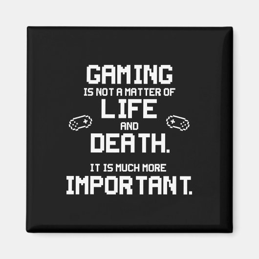 Aimant Jeux Vidéo vintages Funny Pc Console Geek (Devant)