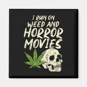 Aimant J'Exécute Des Films D'Horreur De Mauvaises Herbes