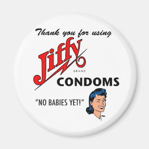 Aimant Jiffy Brand Condom Gear !