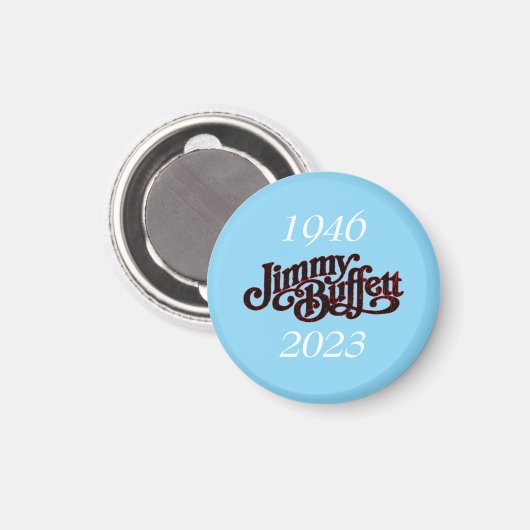 Aimant jimmy buffett (Recto/Verso)