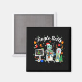 Aimant Jingle Bells Er Nurse Funny Christmas Tech Nursing (Recto/Verso)