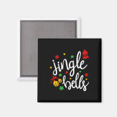 Aimant Jingle Bells Jingle All The Way Xmas Gift Christma (Recto/Verso)