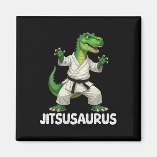 Aimant Jitsusaurus Dinosaure Karaté Arts Martiaux Amuseme
