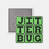 Aimant Jitterbug, Type de danse (Recto/Verso)
