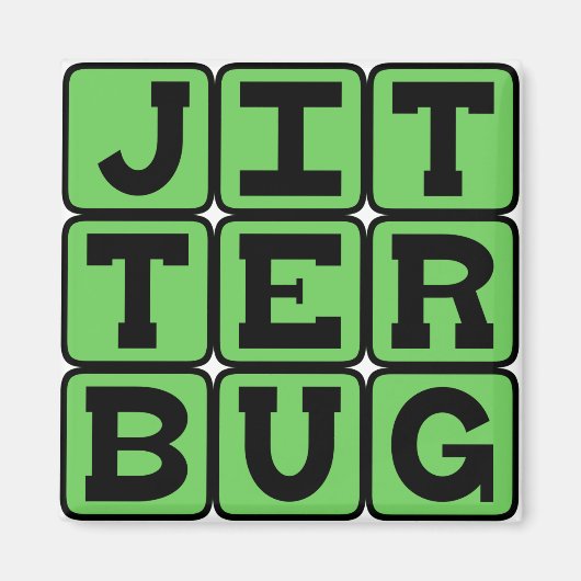 Aimant Jitterbug, Type de danse (Devant)