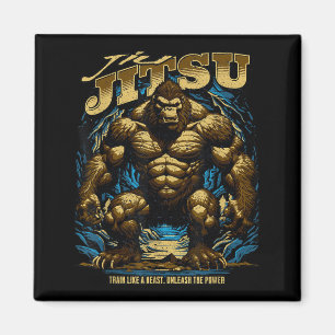 Aimant Jiu Jitsu Brésilien __ Combattant MMA Cool Aggress