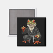 Aimant Jiu-Jitsu Toad MMA Kickboxing Arts Martiaux (Recto/Verso)
