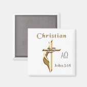 Aimant Jn 3:16 (Recto/Verso)