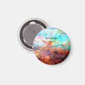 Aimant Joan d'Arc Citation avec Art sous-marin (Recto/Verso)