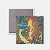 Aimant JOB, Mucha (Recto/Verso)