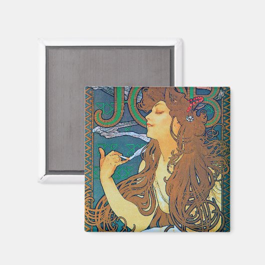 Aimant JOB, Mucha (Recto/Verso)