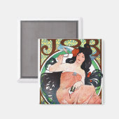 Aimant JOB, Mucha (Recto/Verso)