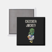 Aimant Jockey de poulet 2025 (Recto/Verso)