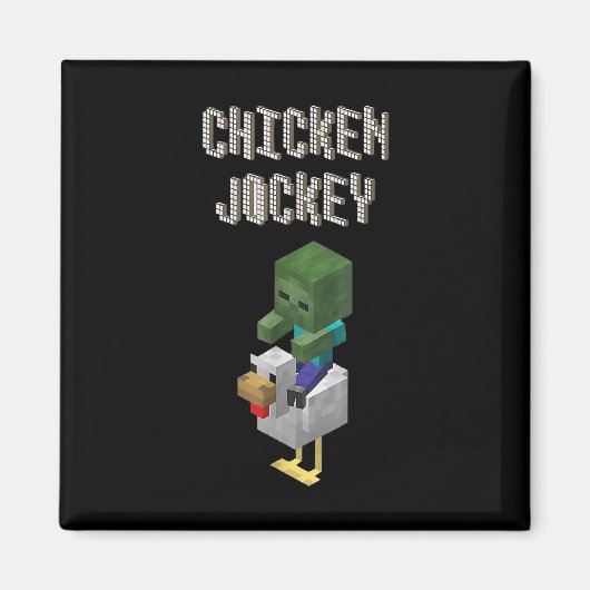 Aimant Jockey de poulet 2025 (Devant)