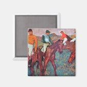 Aimant Jockey et cheval, Edgar Degas (Recto/Verso)
