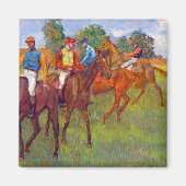 Aimant Jockeys et chevaux de course, Edgar Degas (Devant)