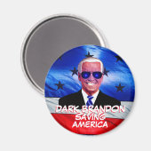 Aimant Joe Biden comme Dark Brandon (Recto/Verso)