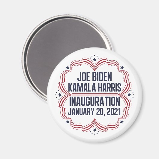 Aimant Joe Biden Kamala Harris Inauguration 2021 (Recto/Verso)