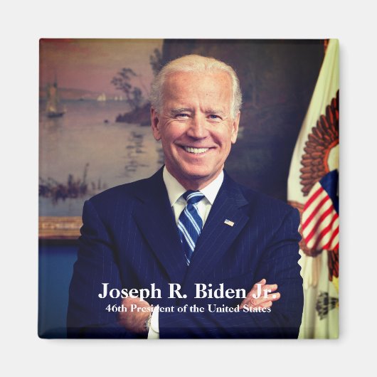 Aimant Joe Joseph R. Biden, 46e Président des États-Unis (Devant)