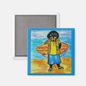 Aimant Joe le surfeur (Recto/Verso)