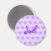 Aimant Joel en violet (Recto/Verso)
