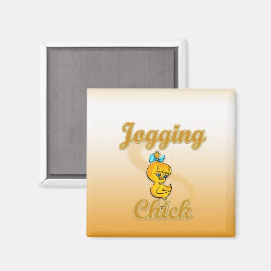 Aimant Jogging Chick (Recto/Verso)