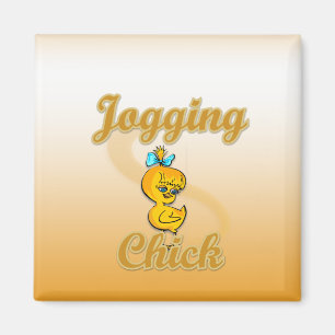Aimant Jogging Chick