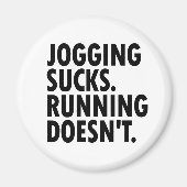 Aimant Jogging Sucks. Courir ne marche pas. (Devant)