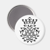 Aimant Johann Sebastian Bach Crest Monogramme Insignia (Recto/Verso)