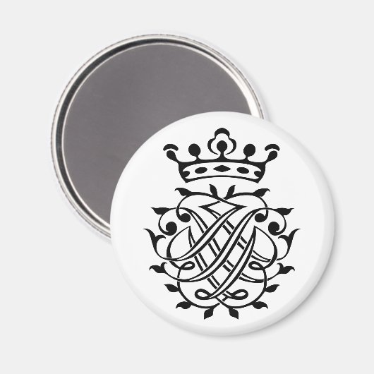 Aimant Johann Sebastian Bach Crest Monogramme Insignia (Recto/Verso)
