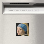 Aimant Johannes Vermeer - Fille avec une oreille perle (In Situ (Lave-vaisselle))