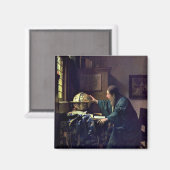 Aimant Johannes Vermeer - L'astronome (Recto/Verso)