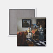 Aimant Johannes Vermeer - Le Concert (Recto/Verso)