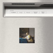 Aimant Johannes Vermeer - Une dame écrit une lettre (In Situ (Lave-vaisselle))