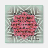 Aimant John 10:27-28 (Devant)