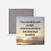 Aimant John 12:46 (Recto/Verso)