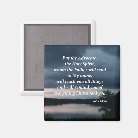 Aimant John 14:26 (Recto/Verso)